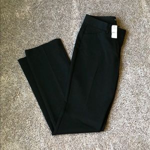 Black boot leg dress pants